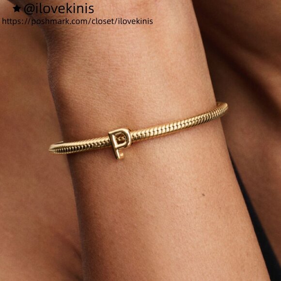 Pandora Letter P Alphabet Charm - Picture 4 of 5